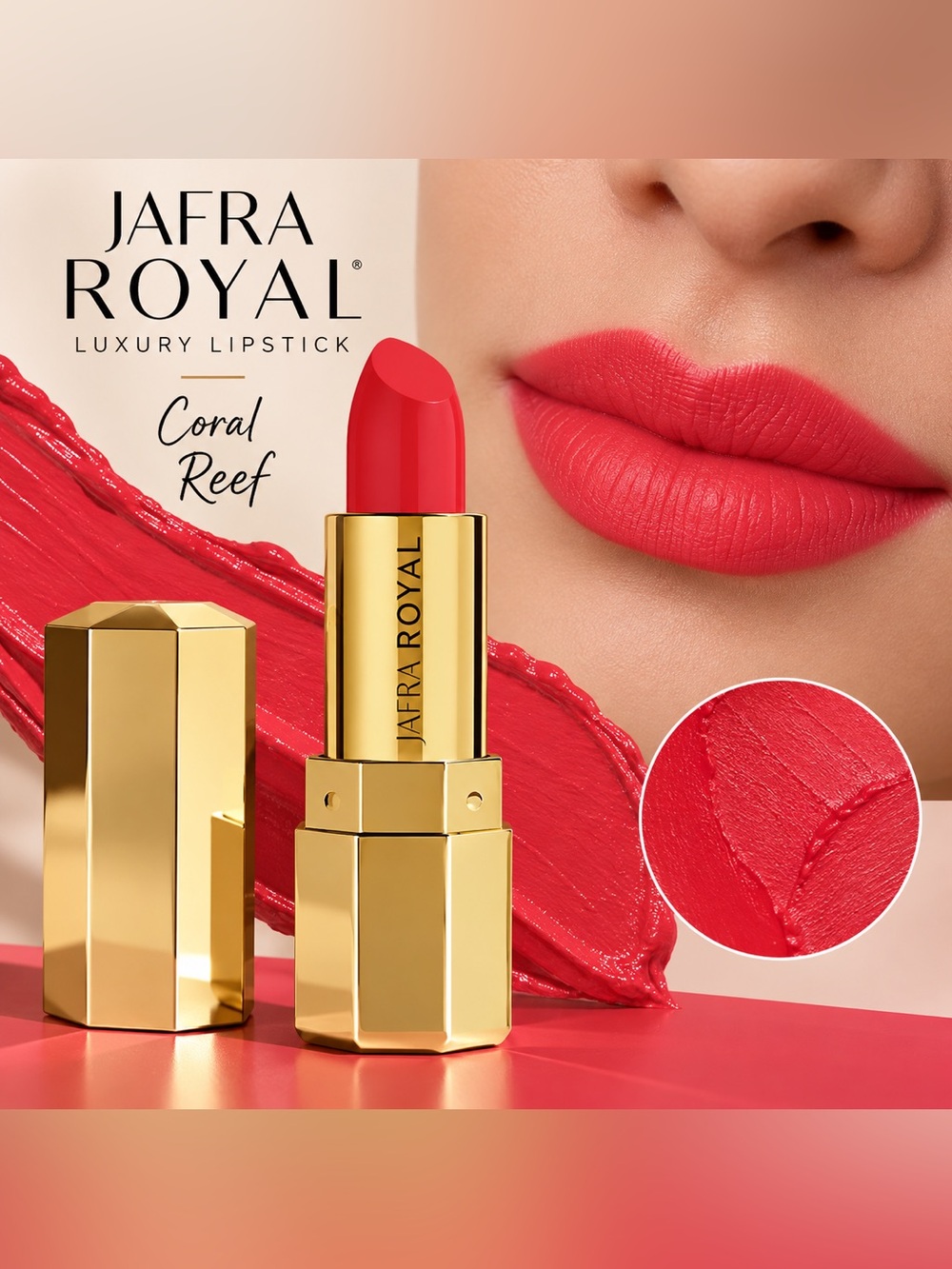 JAFRA ROYAL Luxury Lipstick Hola Cariño Royal Jelly